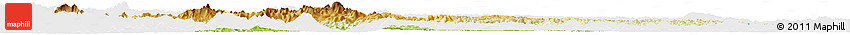Physical Horizon Map of Cao Bang, single color outside