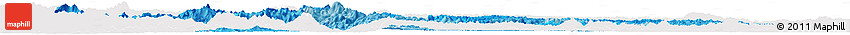 Political Shades Horizon Map of Cao Bang, single color outside