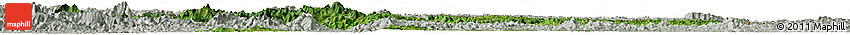 Satellite Horizon Map of Cao Bang, lighten, semi-desaturated