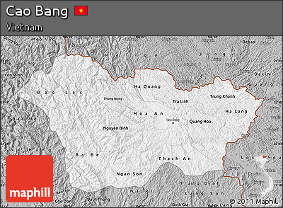 Gray Map of Cao Bang