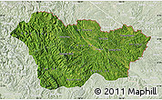 Satellite Map of Cao Bang, lighten