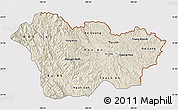 Shaded Relief Map of Cao Bang, cropped outside