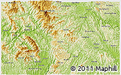 Physical 3D Map of Ngan Son