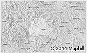 Silver Style 3D Map of Ngan Son