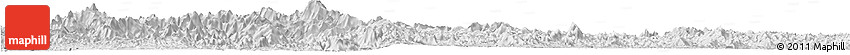 Silver Style Horizon Map of Ngan Son