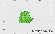 Political Map of Ngan Son, single color outside
