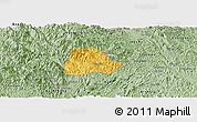 Savanna Style Panoramic Map of Ngan Son