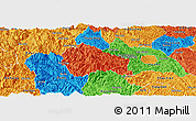 Political Panoramic Map of Nguyen Binh