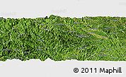 Satellite Panoramic Map of Nguyen Binh