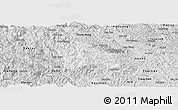 Silver Style Panoramic Map of Nguyen Binh