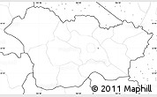 Blank Simple Map of Cao Bang, no labels