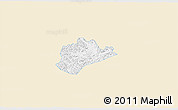 Classic Style 3D Map of Trung Khanh, single color outside