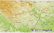 Physical 3D Map of Trung Khanh