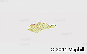 Physical Panoramic Map of Trung Khanh, cropped outside