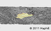 Physical Panoramic Map of Trung Khanh, darken, desaturated