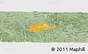 Savanna Style Panoramic Map of Trung Khanh