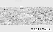 Silver Style Panoramic Map of Trung Khanh