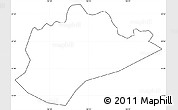 Blank Simple Map of Trung Khanh, cropped outside
