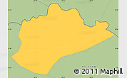 Savanna Style Simple Map of Trung Khanh