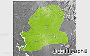 Physical 3D Map of Dong Nai, desaturated