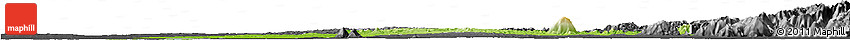 Physical Horizon Map of Dong Nai, darken, desaturated