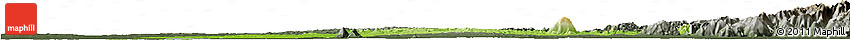 Physical Horizon Map of Dong Nai, darken, semi-desaturated