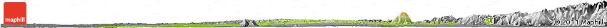 Physical Horizon Map of Dong Nai, desaturated