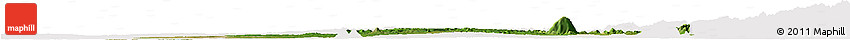 Satellite Horizon Map of Dong Nai, cropped outside