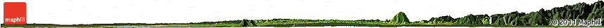 Satellite Horizon Map of Dong Nai, darken