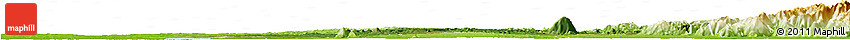 Satellite Horizon Map of Dong Nai, physical outside