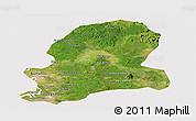 Satellite Panoramic Map of Dong Nai, cropped outside
