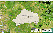 Shaded Relief 3D Map of Xuan Loc, satellite outside