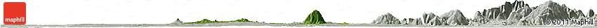 Satellite Horizon Map of Xuan Loc, lighten, semi-desaturated