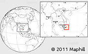 Blank Location Map of Xuan Loc, highlighted parent region, within the entire country