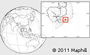 Blank Location Map of Xuan Loc, highlighted parent region