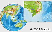 Physical Location Map of Xuan Loc, highlighted parent region