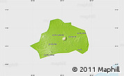 Physical Map of Xuan Loc, single color outside