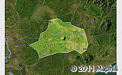 Satellite Map of Xuan Loc, darken