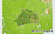 Satellite Map of Xuan Loc, physical outside