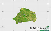 Satellite Map of Xuan Loc, single color outside