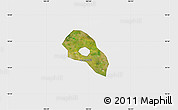 Satellite Map of Cao Lanh, single color outside