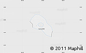 Silver Style Map of Cao Lanh, single color outside