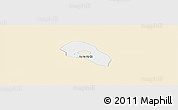 Classic Style Panoramic Map of Cao Lanh, single color outside