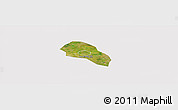 Satellite Panoramic Map of Cao Lanh, cropped outside