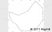 Blank Simple Map of Chau Thanh, cropped outside, no labels