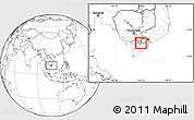 Blank Location Map of Sa Dec, highlighted parent region