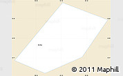 Classic Style Simple Map of Sa Dec, single color outside