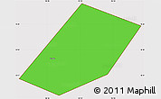Political Simple Map of Sa Dec, cropped outside