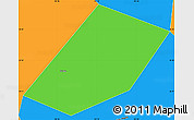 Political Simple Map of Sa Dec