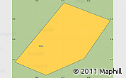Savanna Style Simple Map of Sa Dec, cropped outside